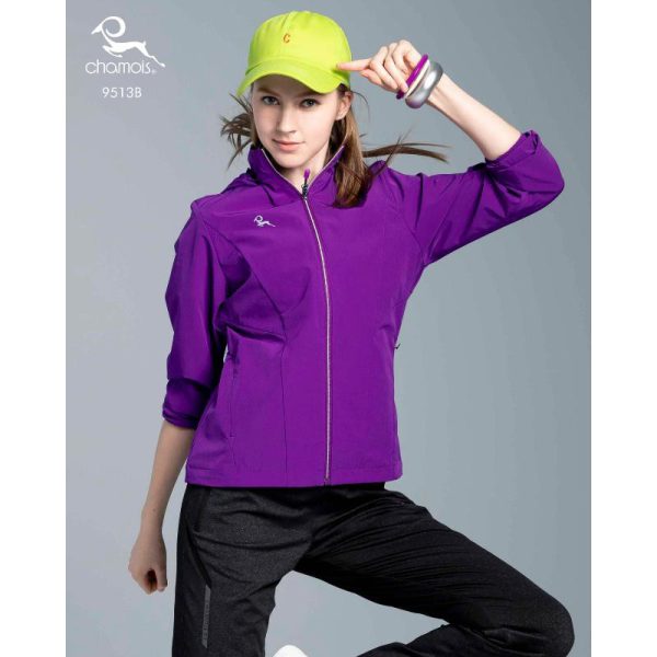 加摩仕｜女版 抗UV輕量彈性外套9513B