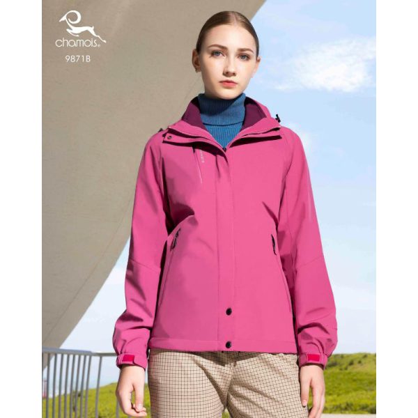 加摩仕｜女版 抗電磁波 防水透氣可拆式多功能外套9871B