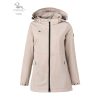 加摩仕｜女版 防水透氣長版絨裡外套9728C