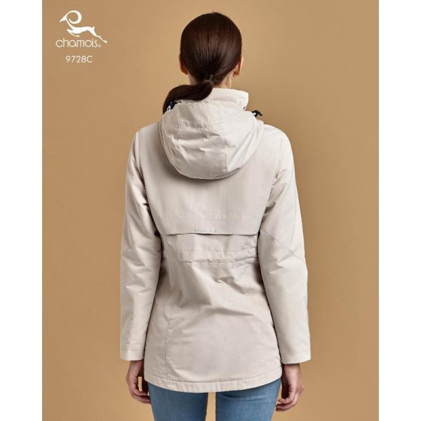 加摩仕｜女版 防水透氣長版絨裡外套9728C